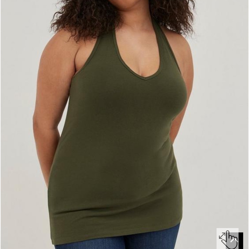 Torrid Foxy V-Neck Halter Top